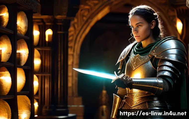 리니지W 장비 강화 확률 - **Prompt 1: The Critical Enchantment Attempt** A highly detailed, cinematic shot of a determined...