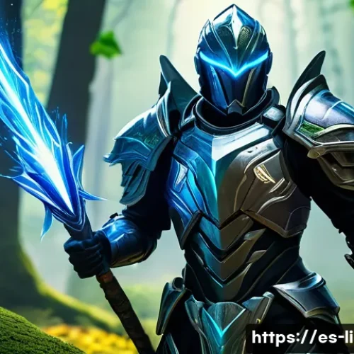 리니지W 신규 클래스 추가 소식 - A dynamic fantasy warrior class character in sleek, modern armor designed for agility and precision,...